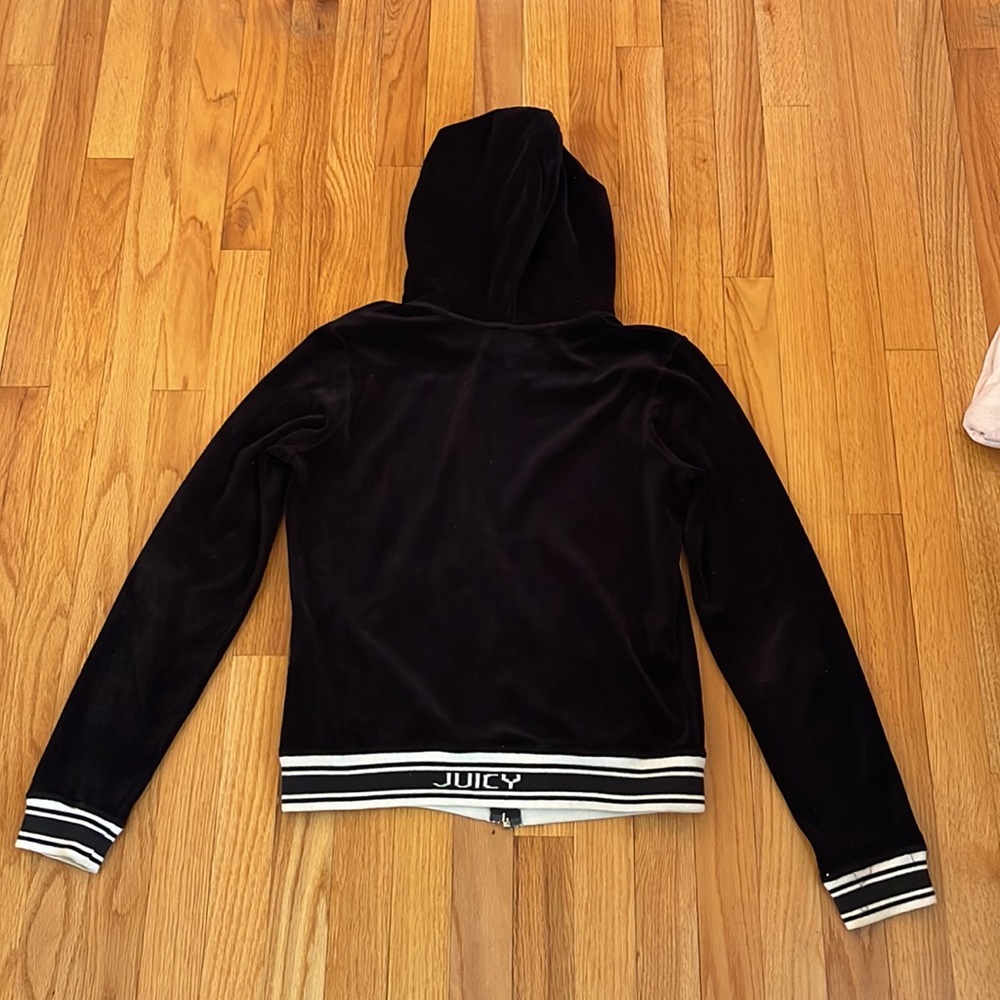 Juicy couture velour zip up